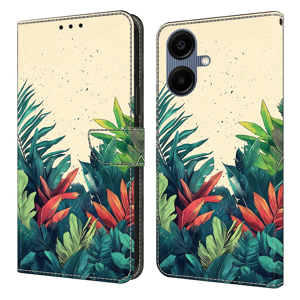 Smooth knižkové puzdro na Samsung Galaxy A07 4G - listy