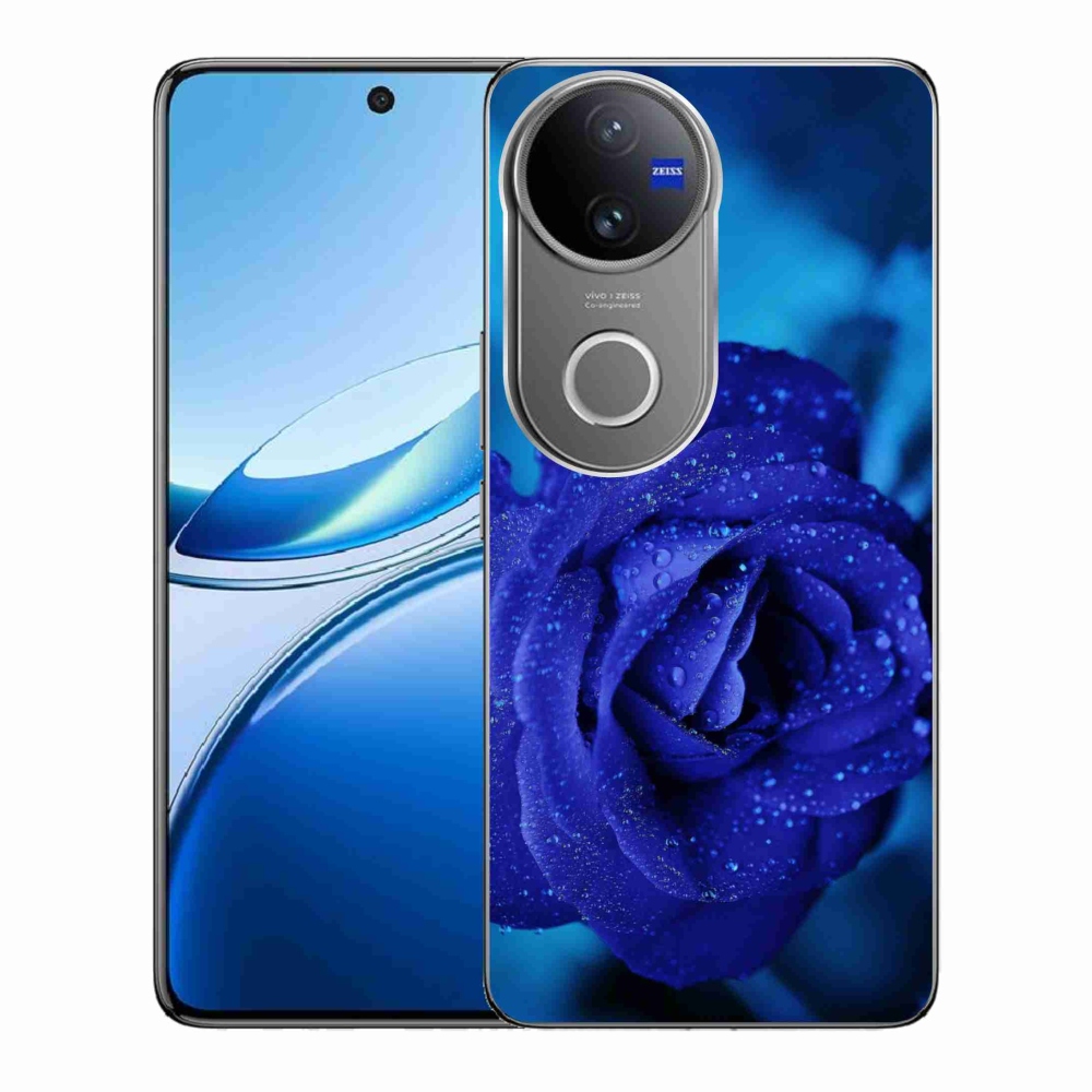 Gélový kryt mmCase na Vivo V50 5G - modrá ruža
