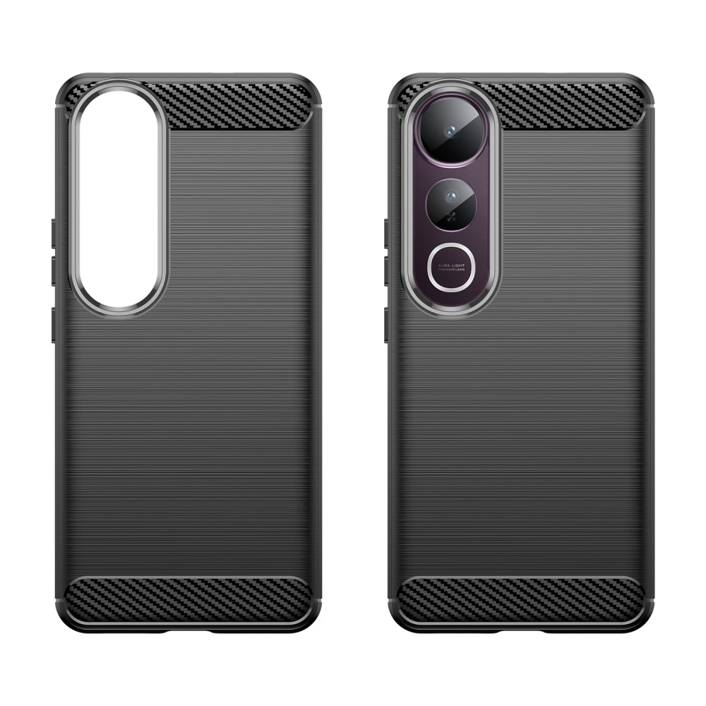 Carbon odolný gélový obal na Vivo V50 Lite 4G/5G - čierny