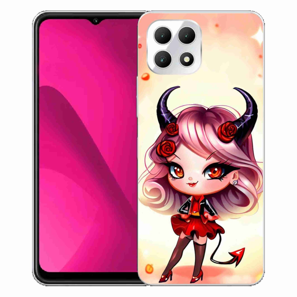 Gélový kryt mmCase na T-Mobile T Phone 2 - kreslená čertica