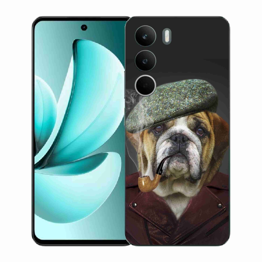 Gélový kryt mmCase na Realme C71 - pes s fajkou