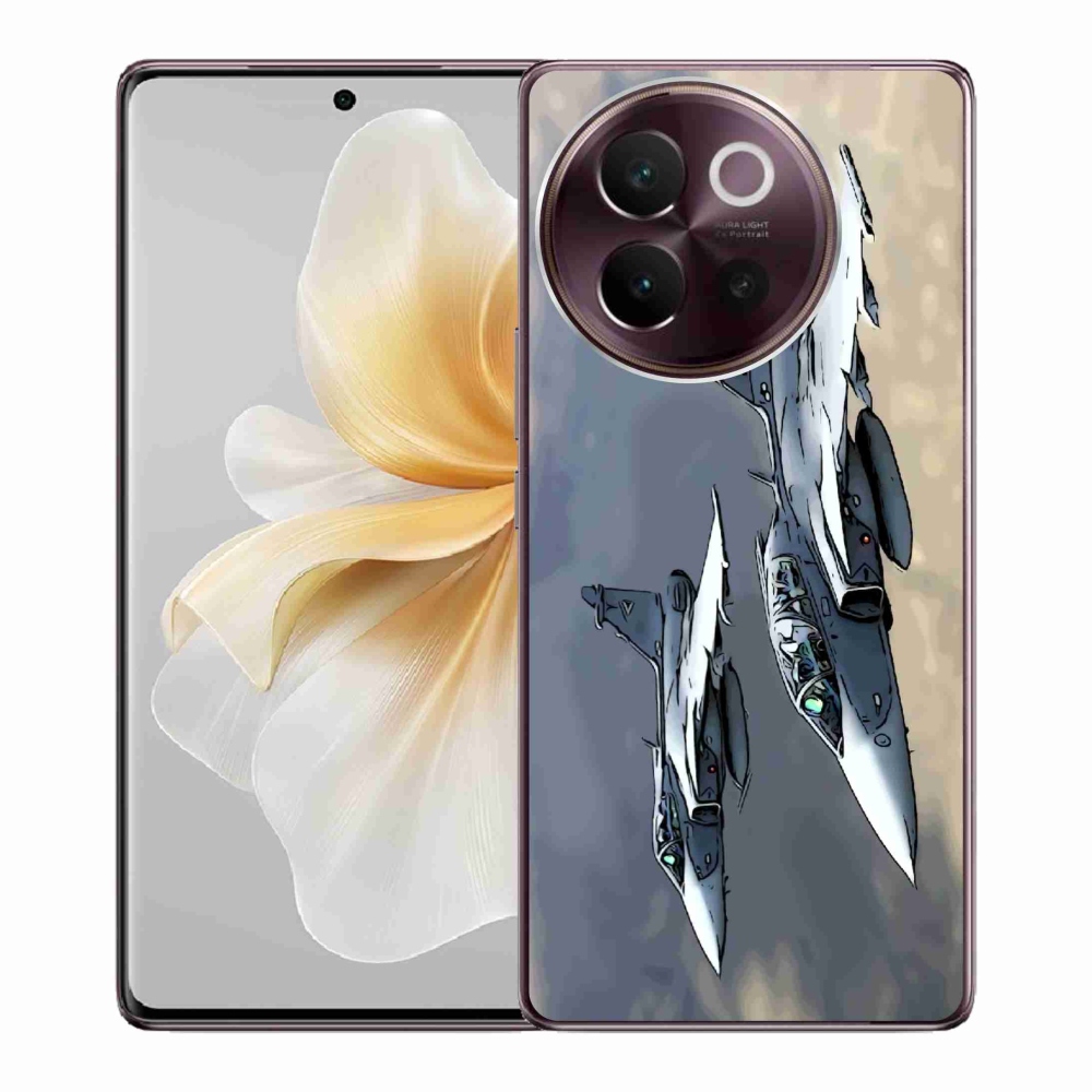 Gélový kryt mmCase na Vivo V40 Lite 5G - stíhačky