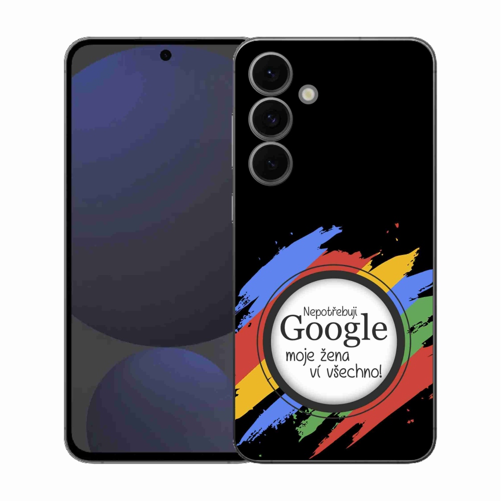 Gélový kryt mmCase na Samsung Galaxy S25 FE - žena vie všetko čierne pozadie