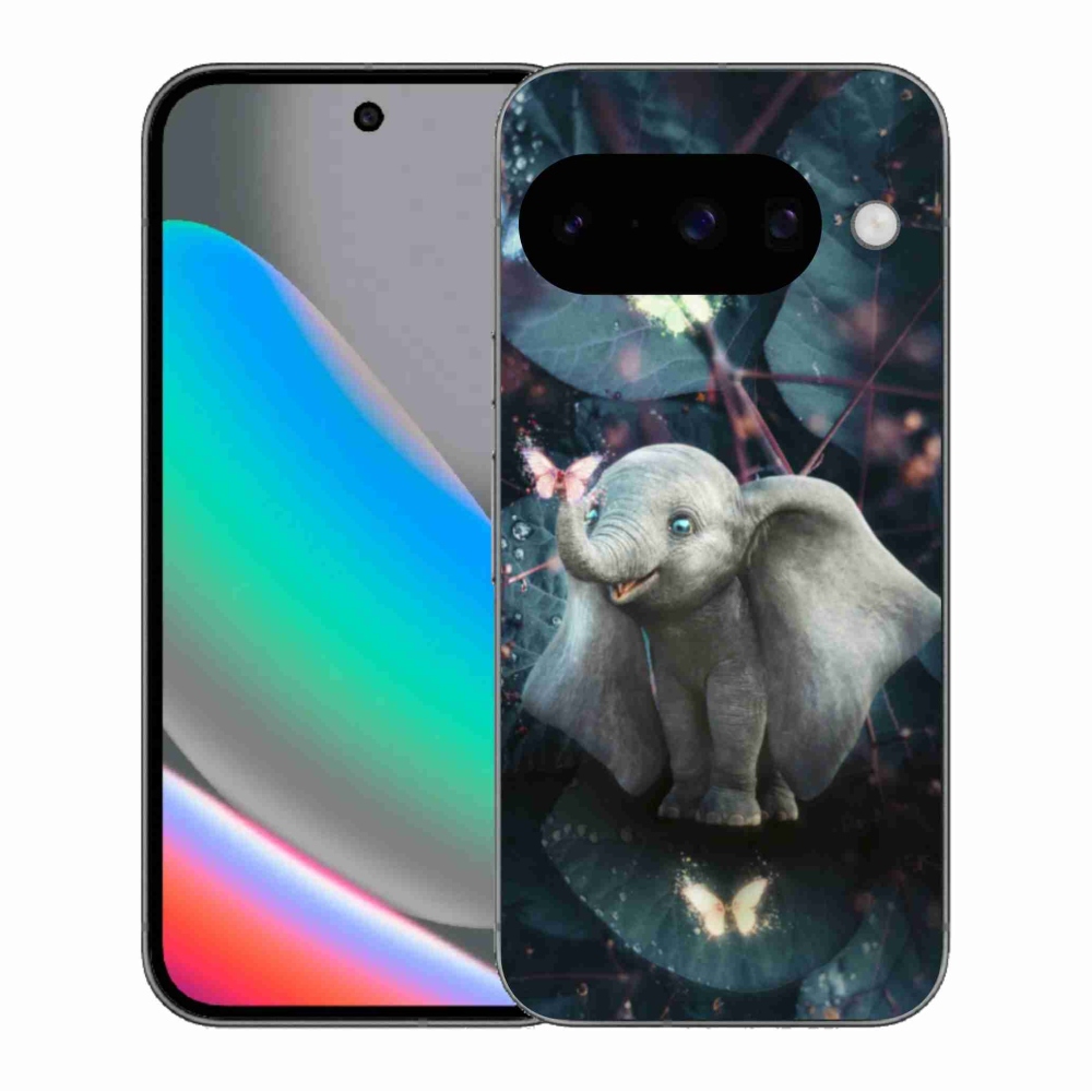 Gélový kryt mmCase na Google Pixel 10 - roztomilý slon
