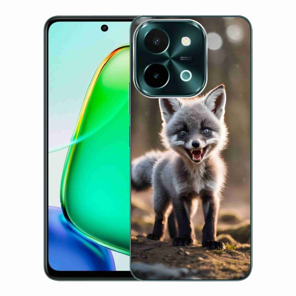 Gélový kryt mmCase na Vivo Y28 - rozzúrená líška
