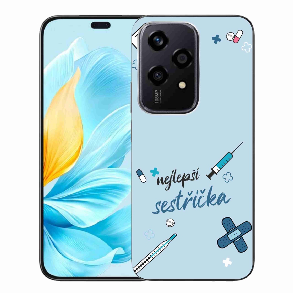 Gélový kryt mmCase na Honor 200 Lite 5G - najlepšia sestrička modrej pozadia