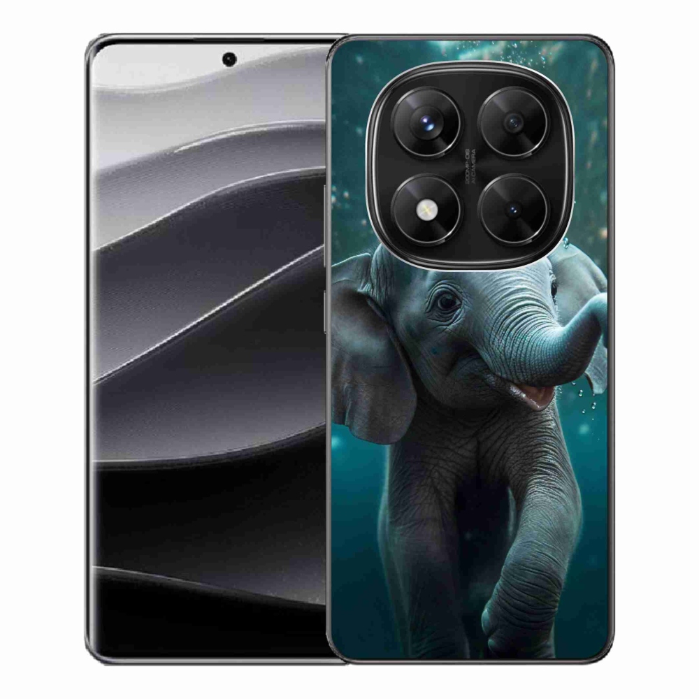 Gélový kryt mmCase na Xiaomi Redmi Note 14 Pro 5G/Poco X7 5G - slôň pod vodou