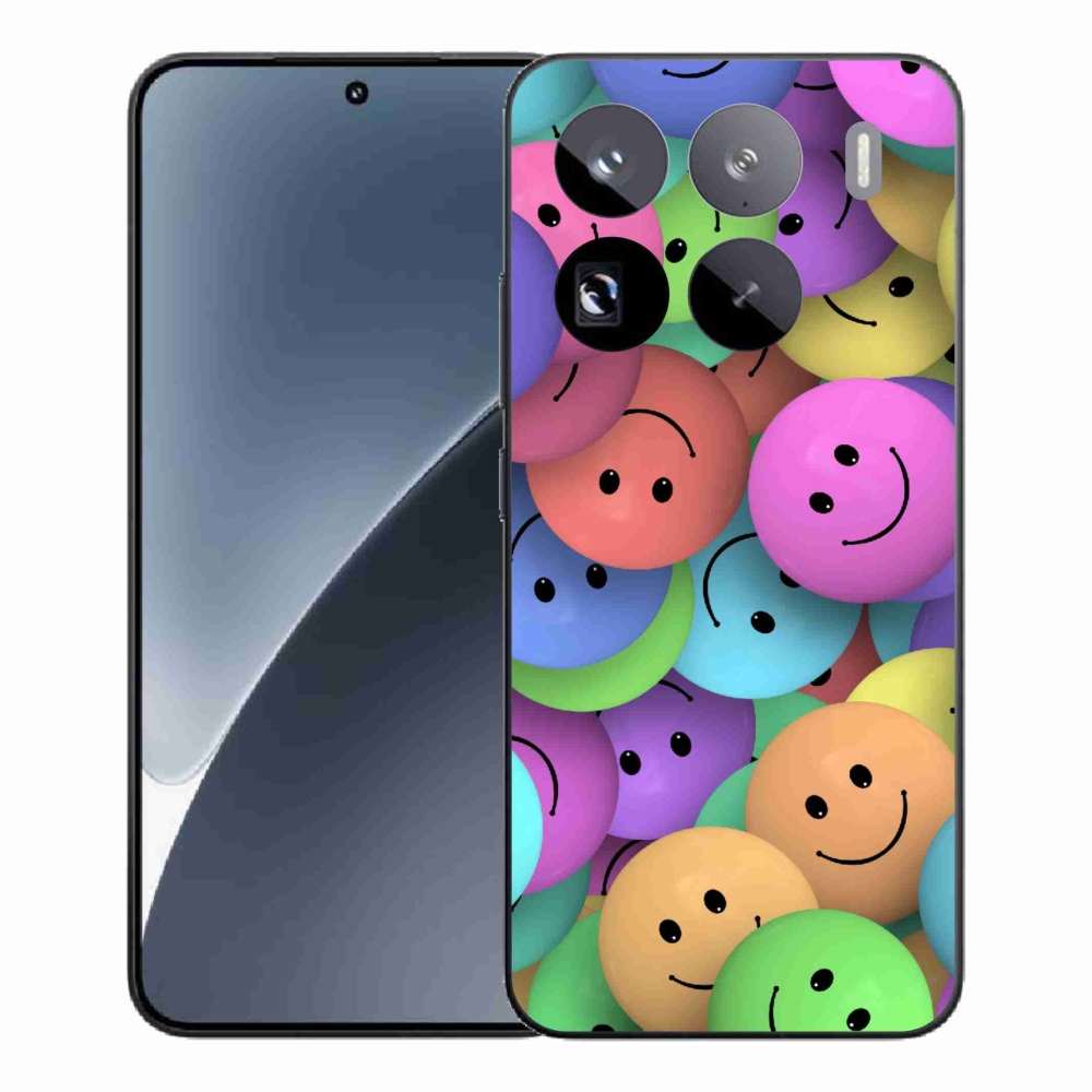 Gélový kryt mmCase na Xiaomi 15 Pro - farební smajlíci