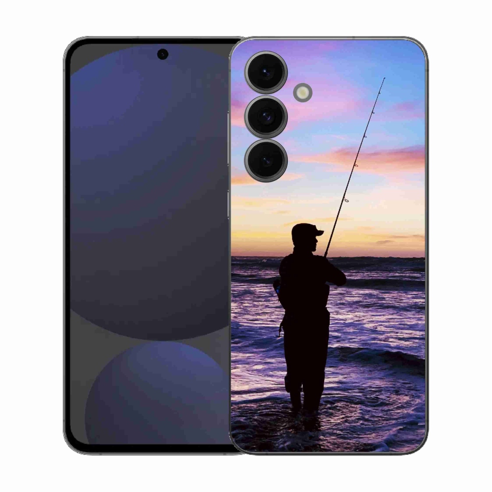 Gélový kryt mmCase na Samsung Galaxy S25 FE - rybárčenie 1