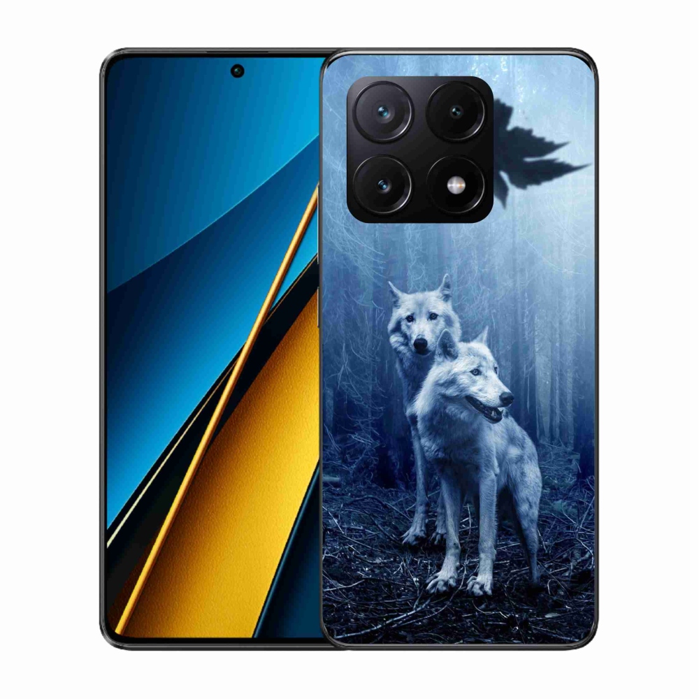 Gélový kryt mmCase na Xiaomi Poco X6 Pro 5G - vlci v lese