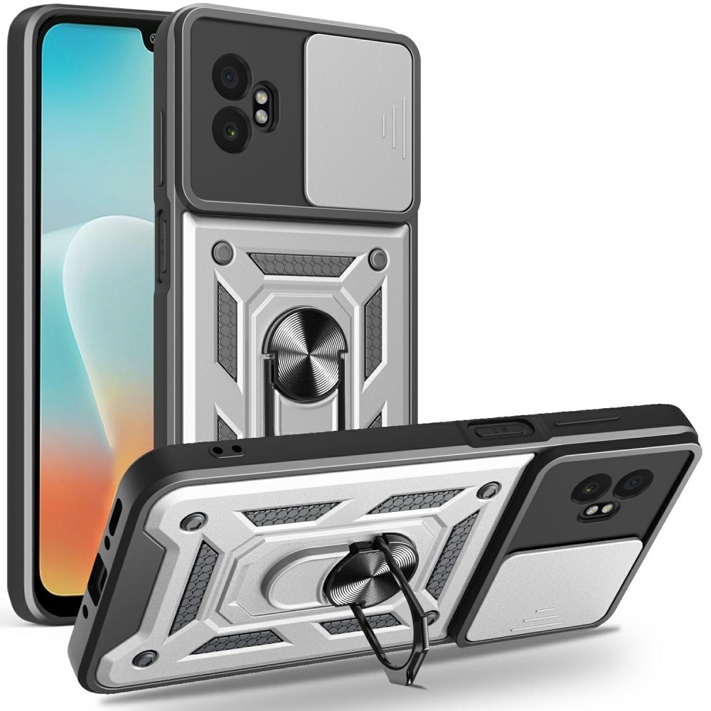 Slide odolný kryt na Samsung Galaxy Xcover 7 Pro - strieborný