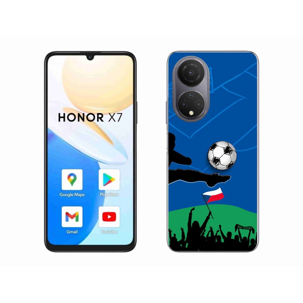 Gélový kryt mmCase na Honor X7 - fanúšikovia futbalu