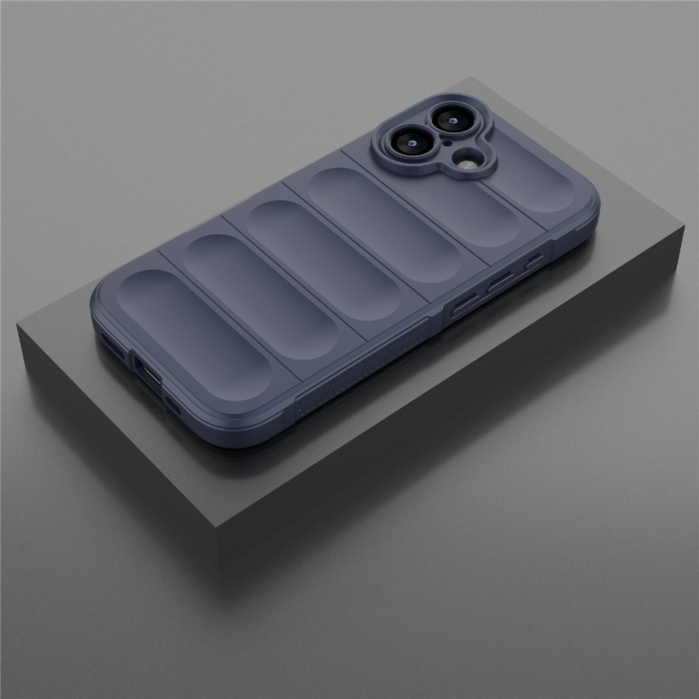 Rugg odolný gélový obal na iPhone 17 - tmavomodrý