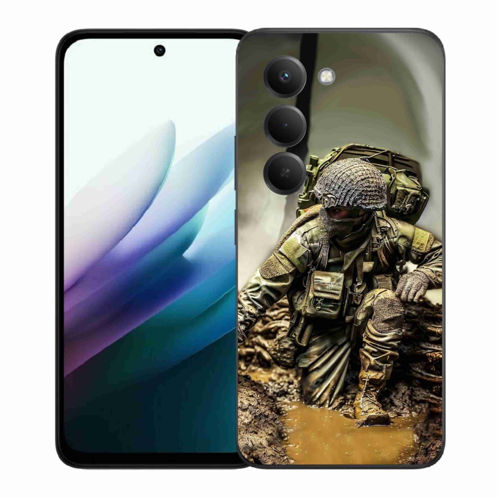 Gélový kryt mmCase na Xiaomi Redmi 15 4G/5G (171mm) - vojak