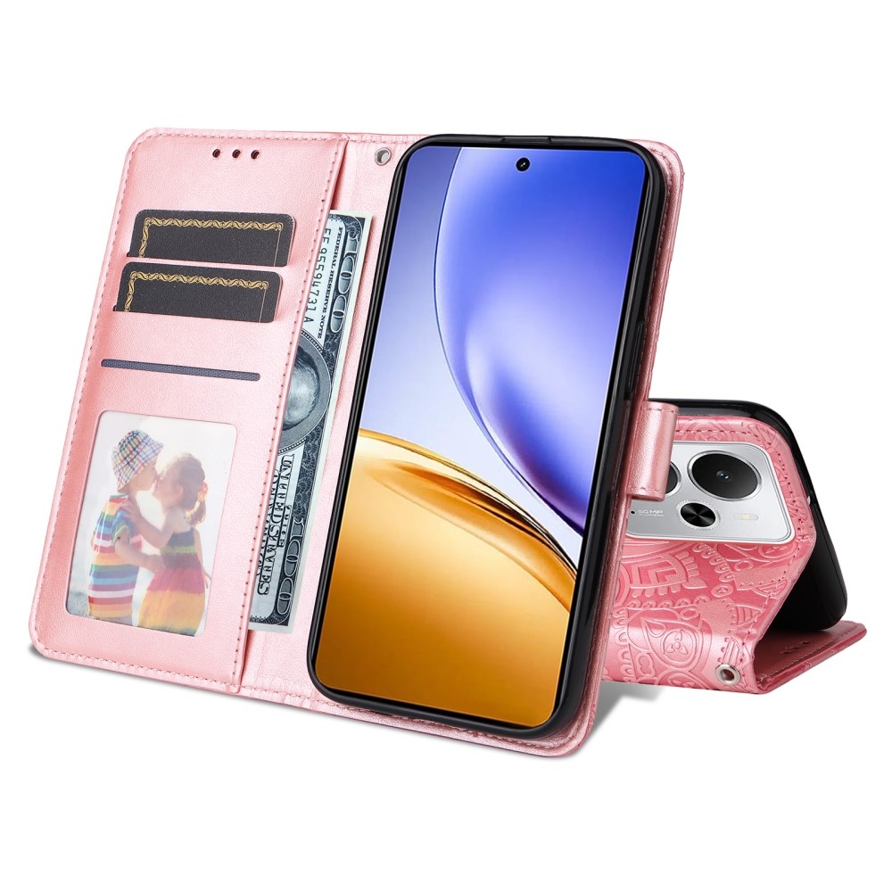Sunflower knižkové puzdro na Realme 14 5G - ružové