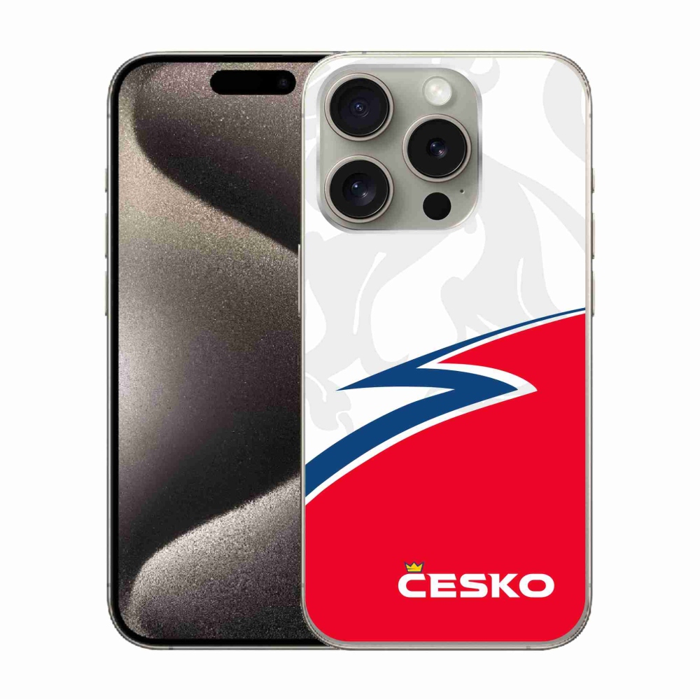 Gélový kryt mmCase na iPhone 15 Pro - Česko 1