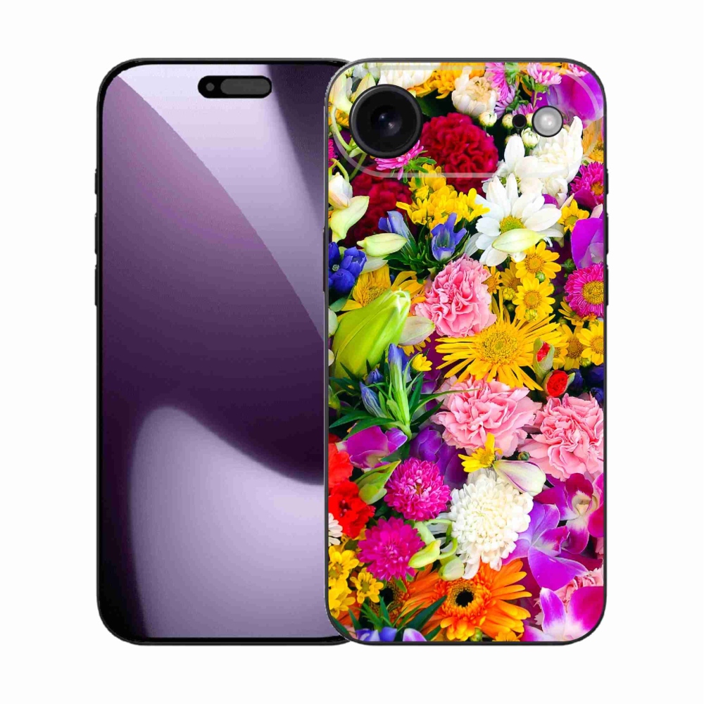 Gélový kryt mmCase na iPhone 17 Air - kvety 12