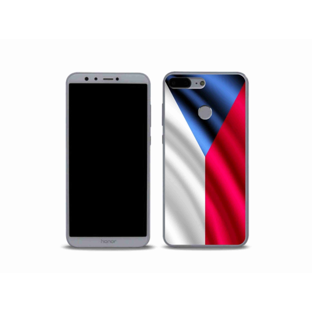 Gélový kryt mmCase na mobil Honor 9 Lite - česká vlajka