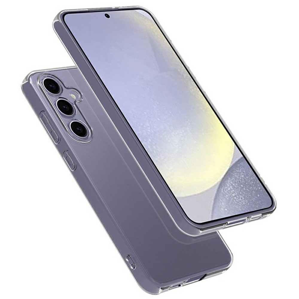 Priehľadný gélový obal na mobil Samsung Galaxy S25 FE - priehľadný