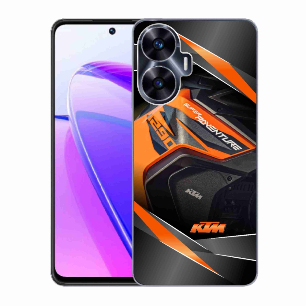 Gélový kryt mmCase na Realme C55 - motorka ktm