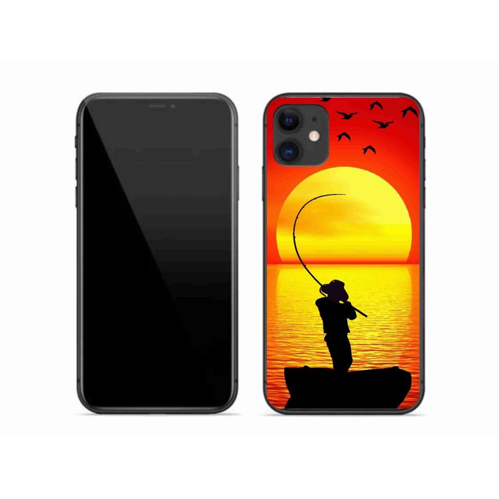 Gélový kryt mmCase na iPhone 11 - rybárčenie