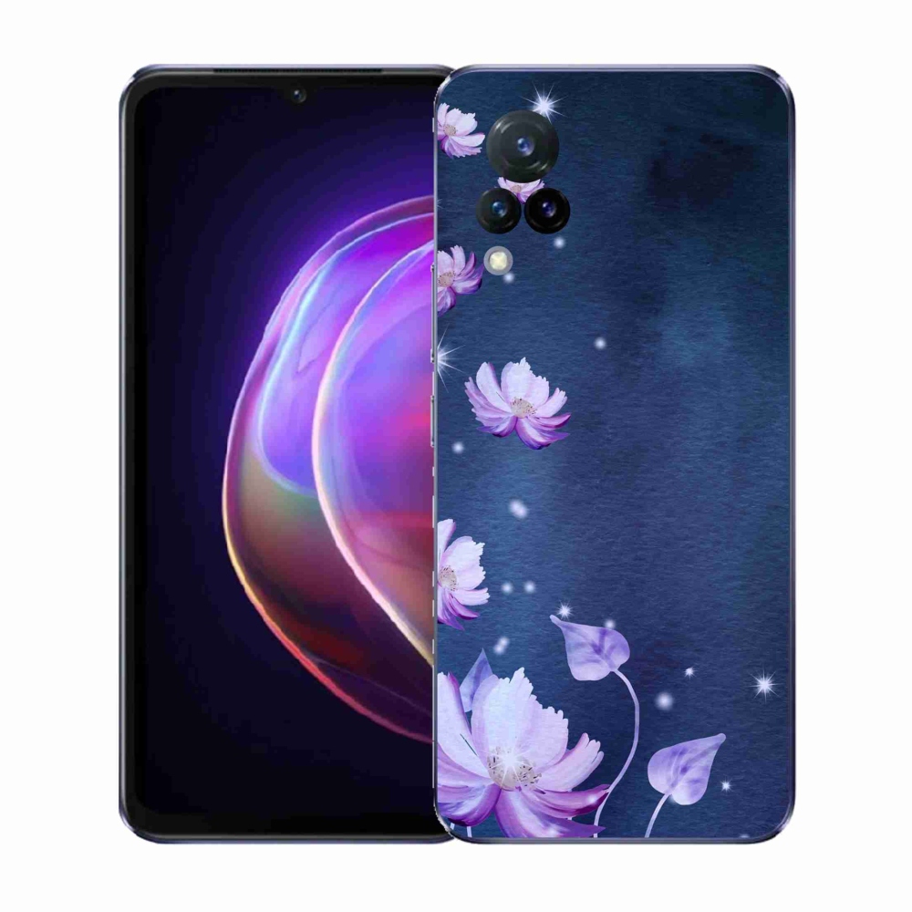 Gélový kryt mmCase na Vivo V21 4G/5G - padajúce kvety