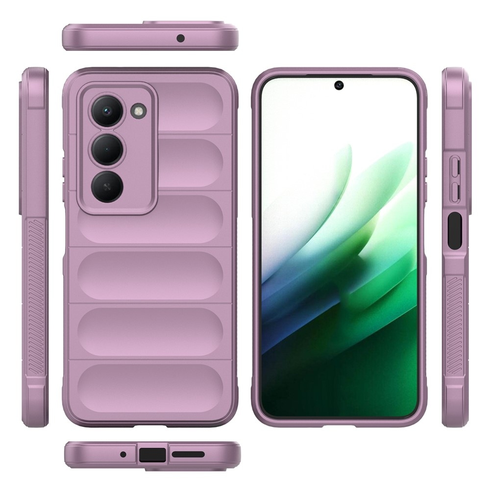 Rugg odolný gélový obal na Xiaomi Redmi 15 5G (169mm) - svetlofialový