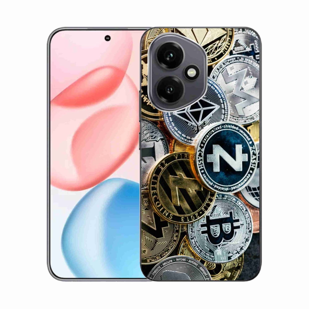 Gélový kryt mmCase na Honor 400 - kryptomeny