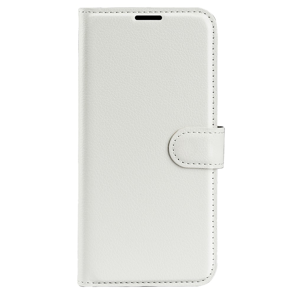 Litchi knižkové puzdro na Xiaomi Redmi Note 12S - biele