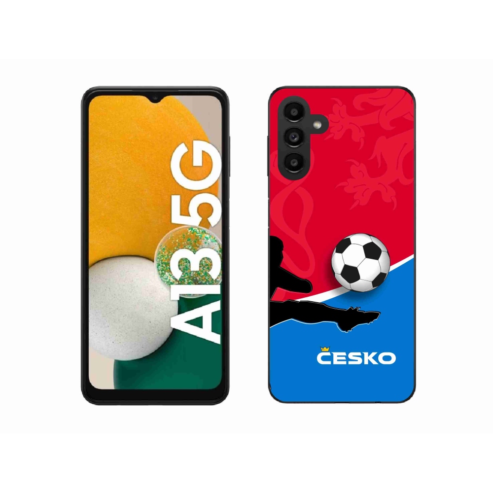 Gélový kryt mmCase na Samsung Galaxy A13 5G - futbal Česko 2