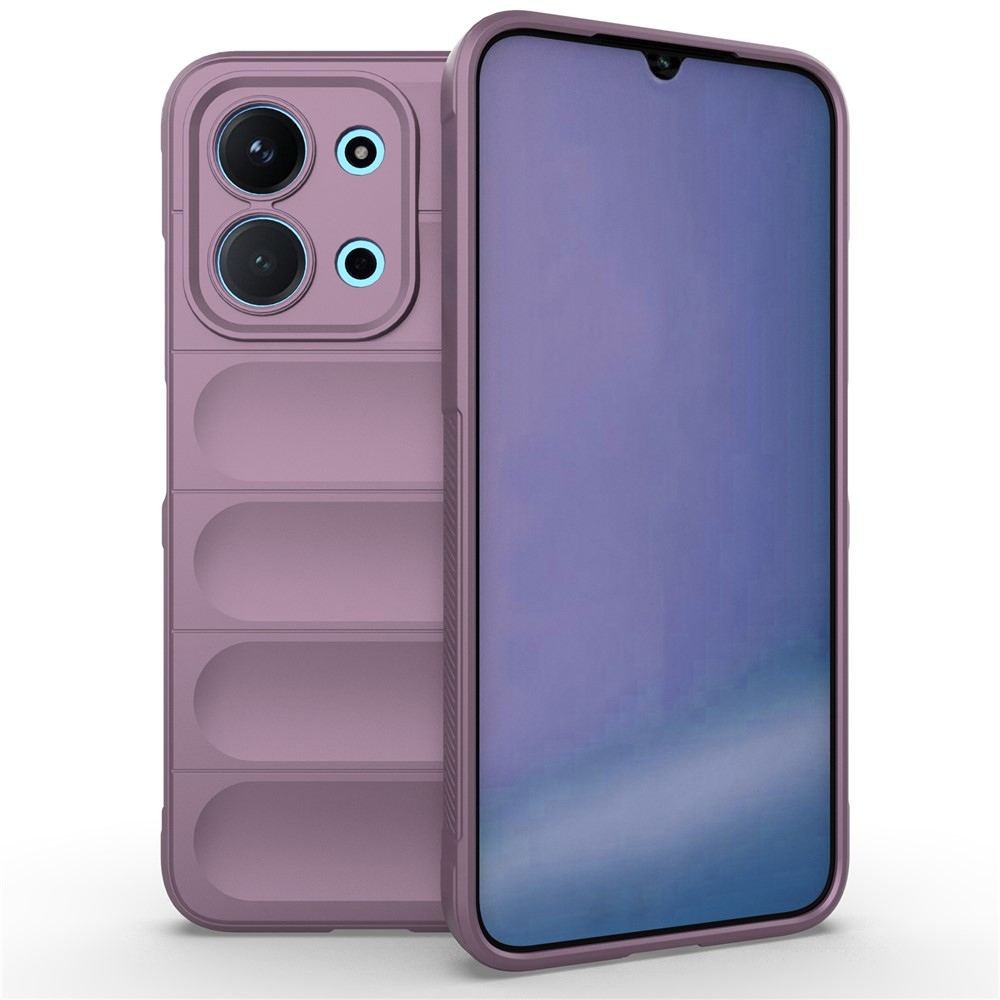 Rugg odolný gélový obal na Xiaomi Redmi 15C 4G (171mm)/Poco C85 4G (171mm) - svetlofialový