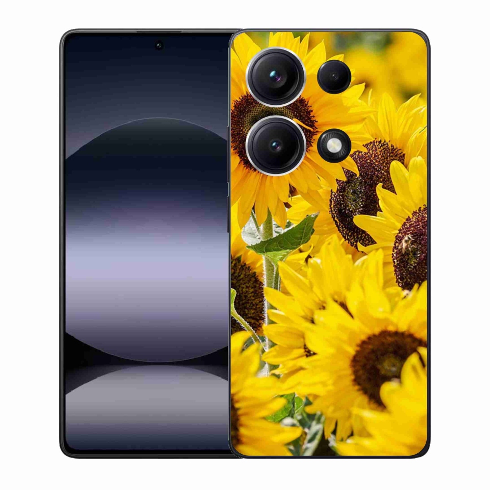 Gélový kryt mmCase na Xiaomi Redmi Note 14S - slnečnica