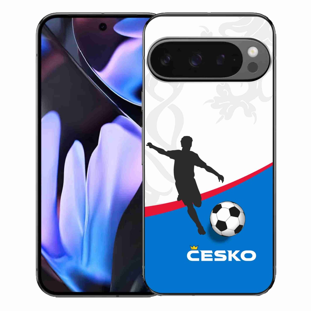 Gélový kryt mmCase na Google Pixel 9 Pro XL - futbal Česko 1