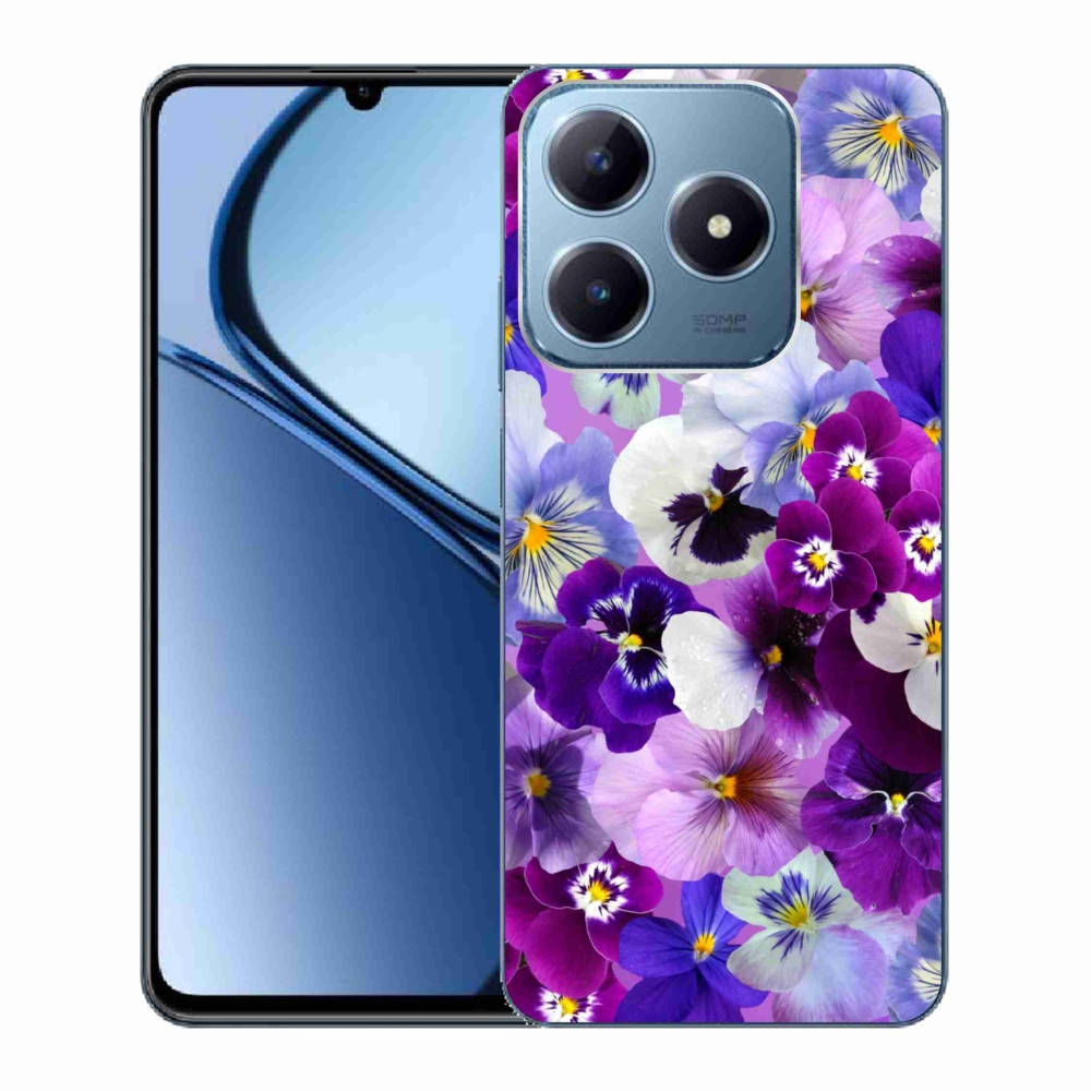 Gélový kryt mmCase na Realme C63 - kvety 9