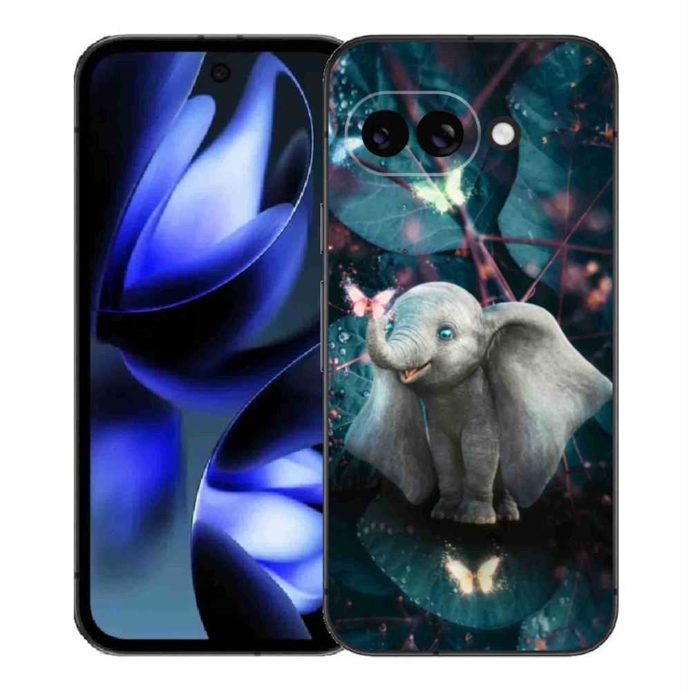 Gélový kryt mmCase na Google Pixel 9a - roztomilý slon