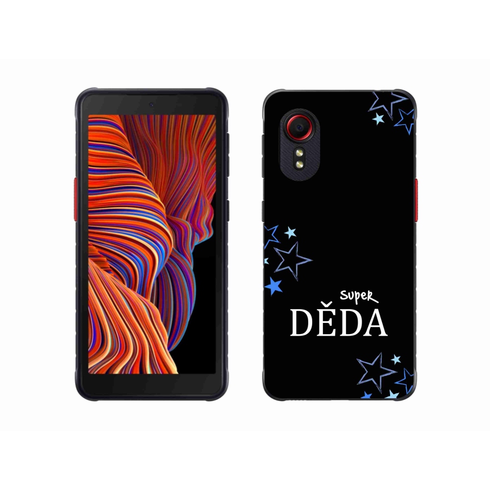 Gélový kryt mmCase na Samsung Galaxy Xcover 5 - super dedo čierne pozadie