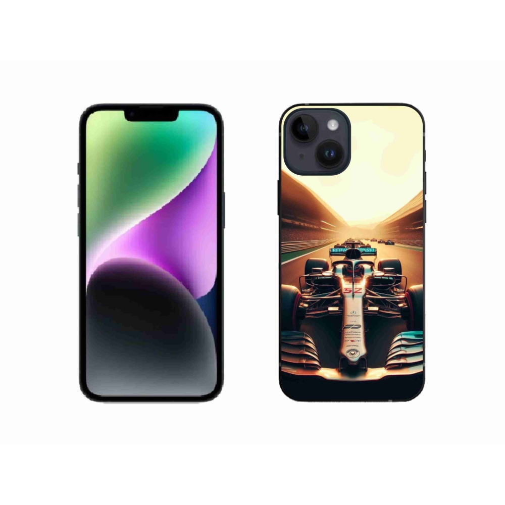 Gélový kryt mmCase na iPhone 14 - formula 1