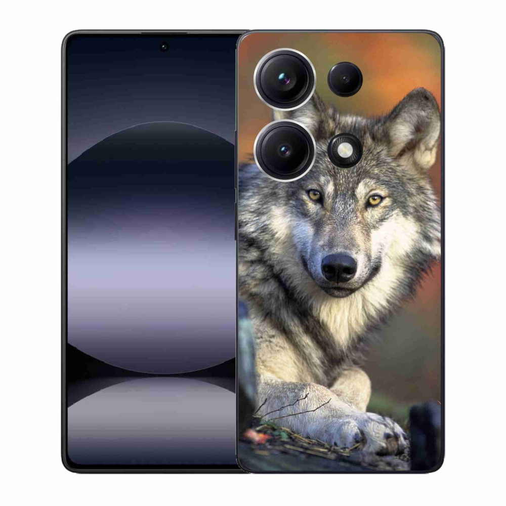 Gélový kryt mmCase na Xiaomi Redmi Note 14S - vlk