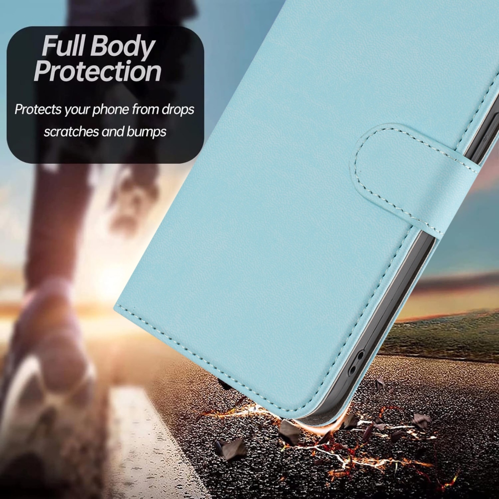 Snap knižkové púzdro na Samsung Galaxy A07 4G - svetlomodré