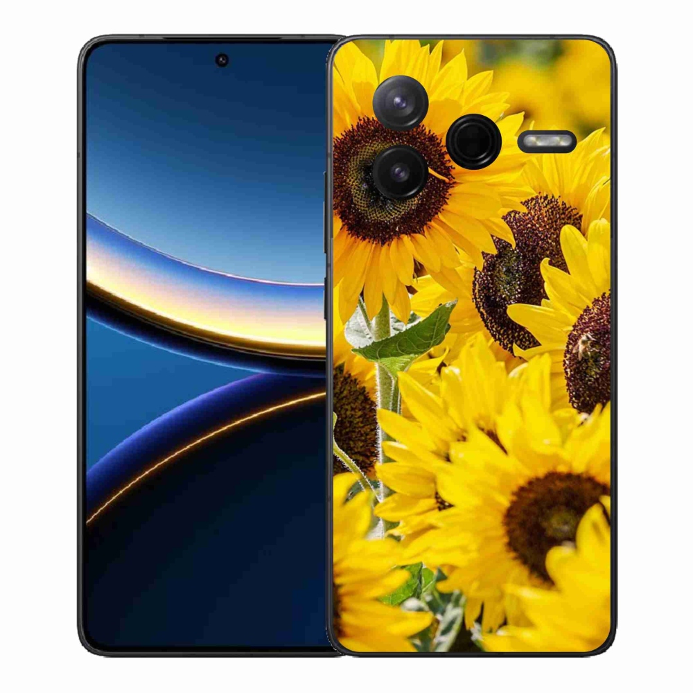Gélový kryt mmCase na Xiaomi Poco F7 Pro - slnečnice