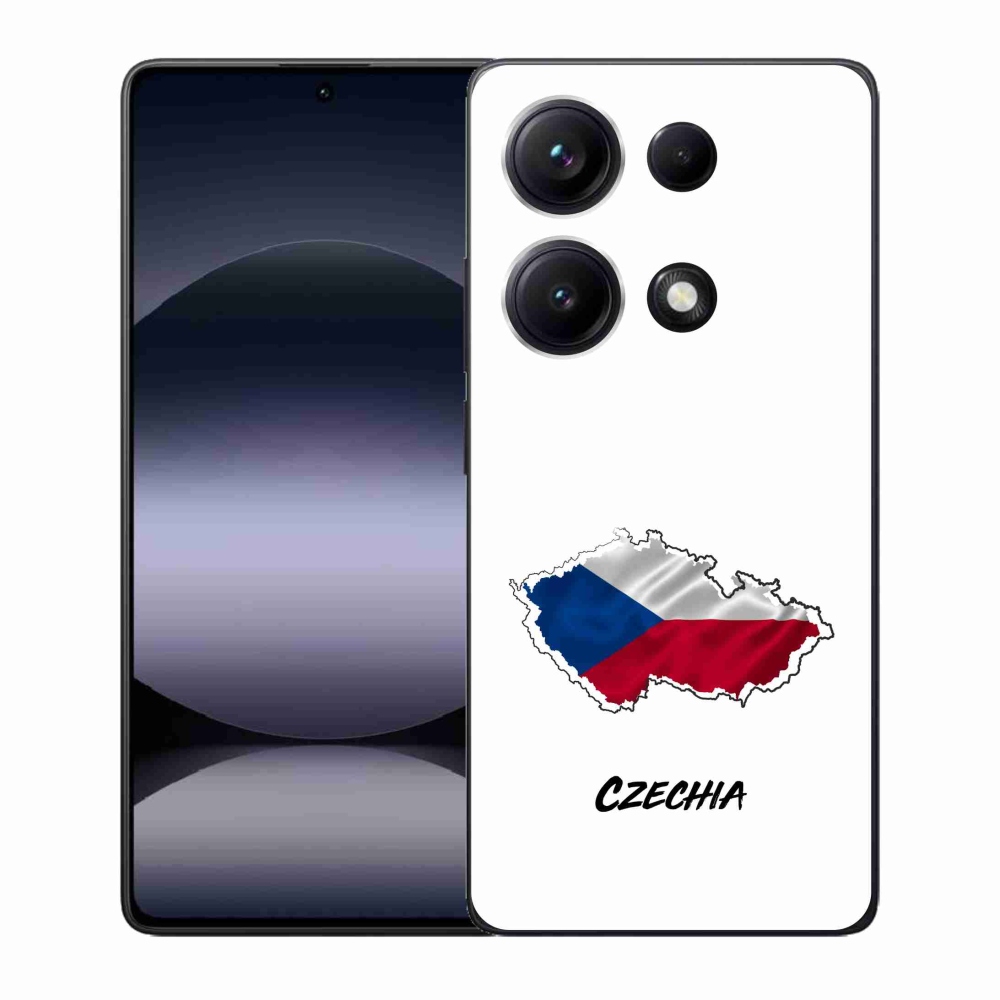 Gélový kryt mmCase na Xiaomi Redmi Note 14S - Czechia biele pozadie