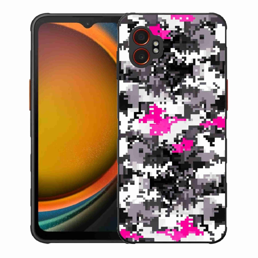 Gélový kryt mmCase na Samsung Galaxy Xcover 7 Pro - maskáčový vzor 4