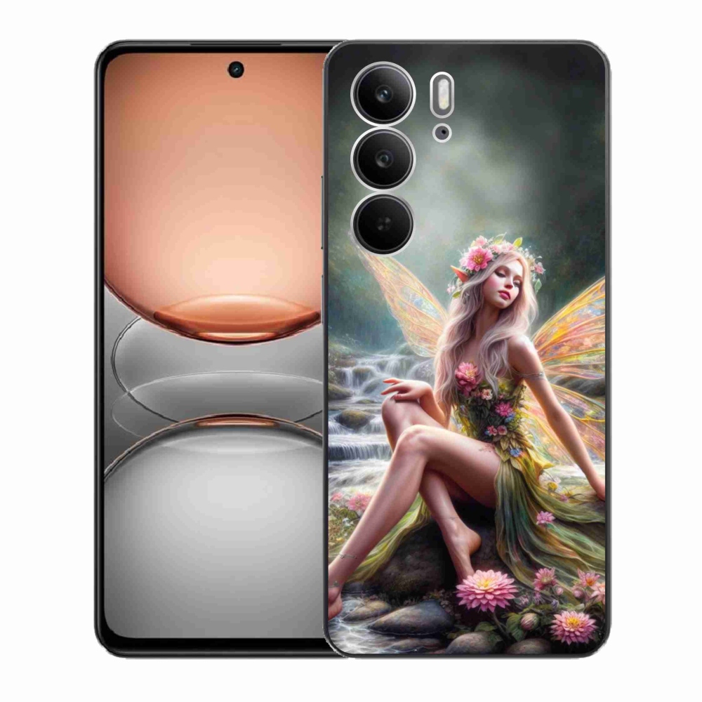 Gélový kryt mmCase na Realme C75 - motýlia žena 1