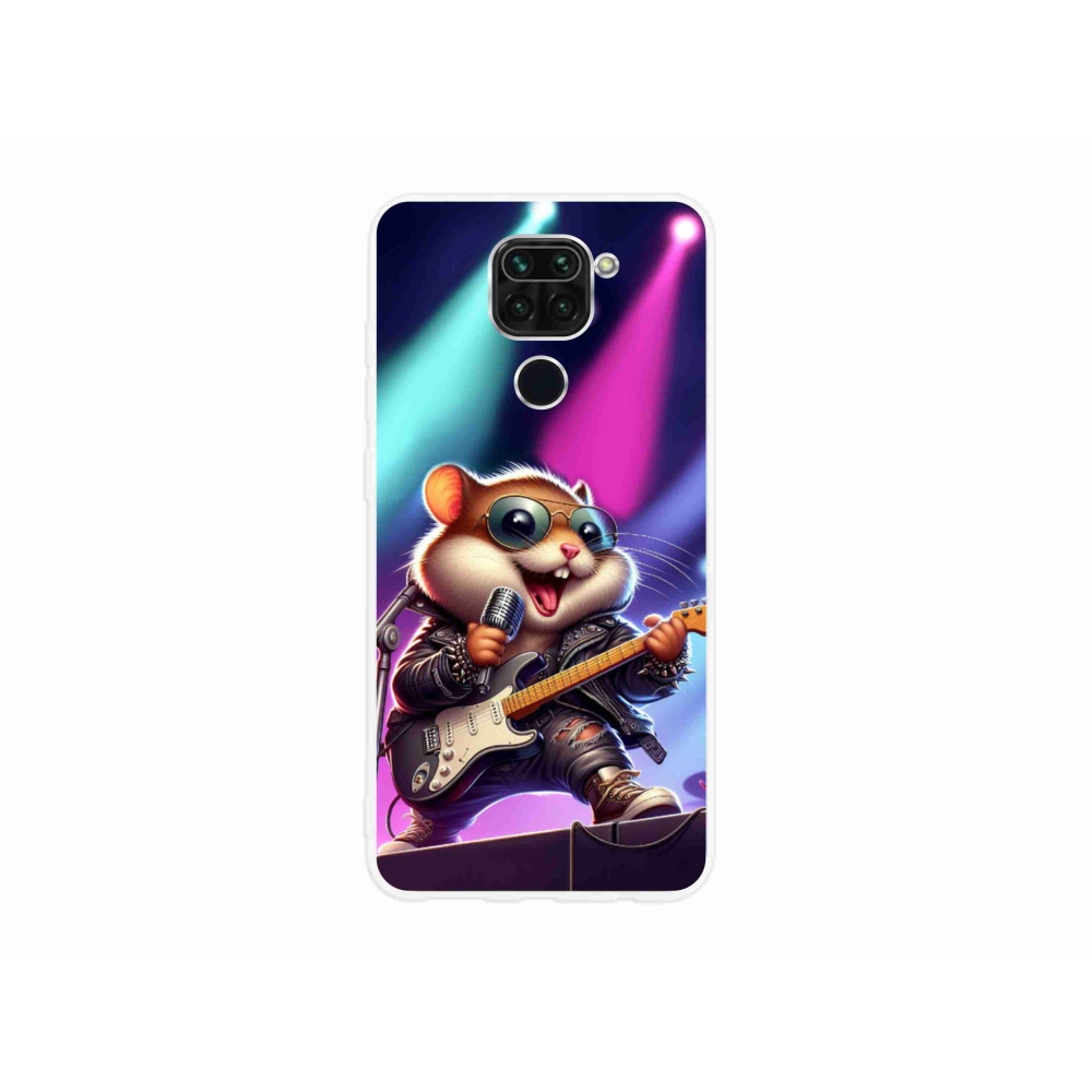 Gélový kryt mmCase na Xiaomi Redmi Note 9 - škrečok rocker