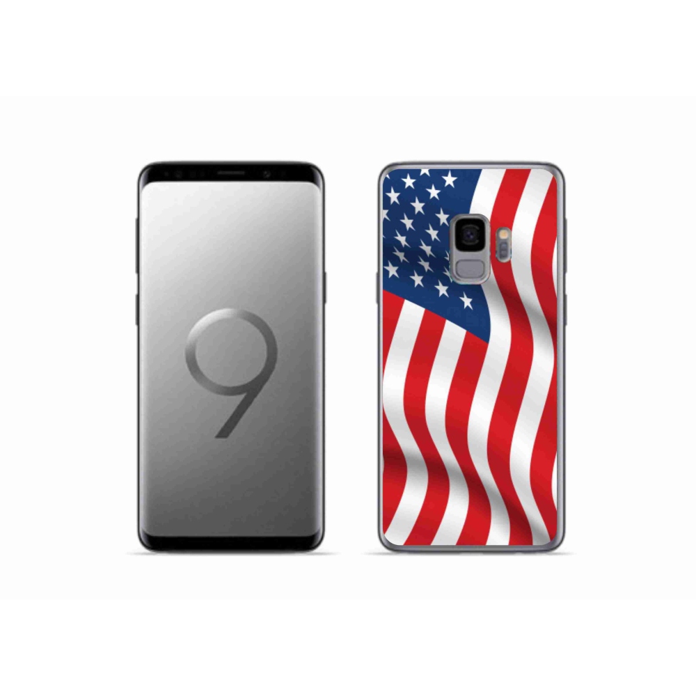 Gélový kryt mmCase na mobil Samsung Galaxy S9 - USA vlajka