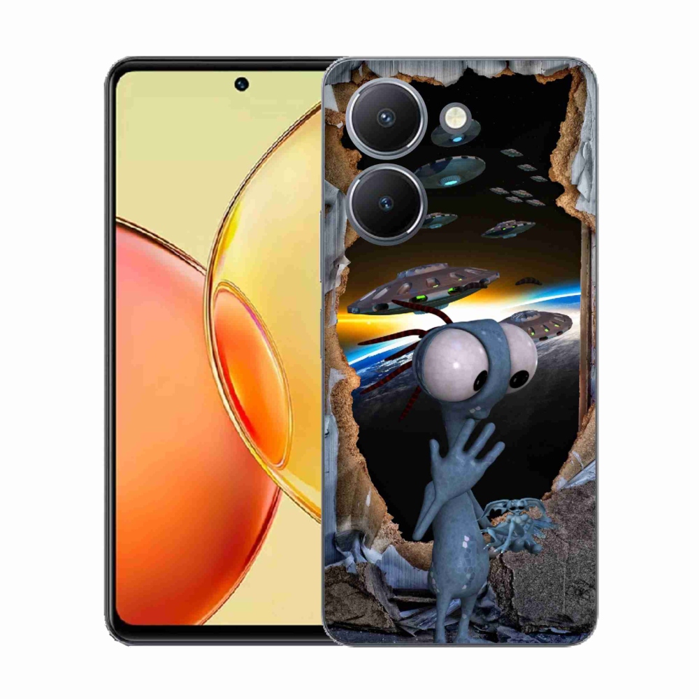 Gélový kryt mmCase na Vivo Y36 - mimozemšťan