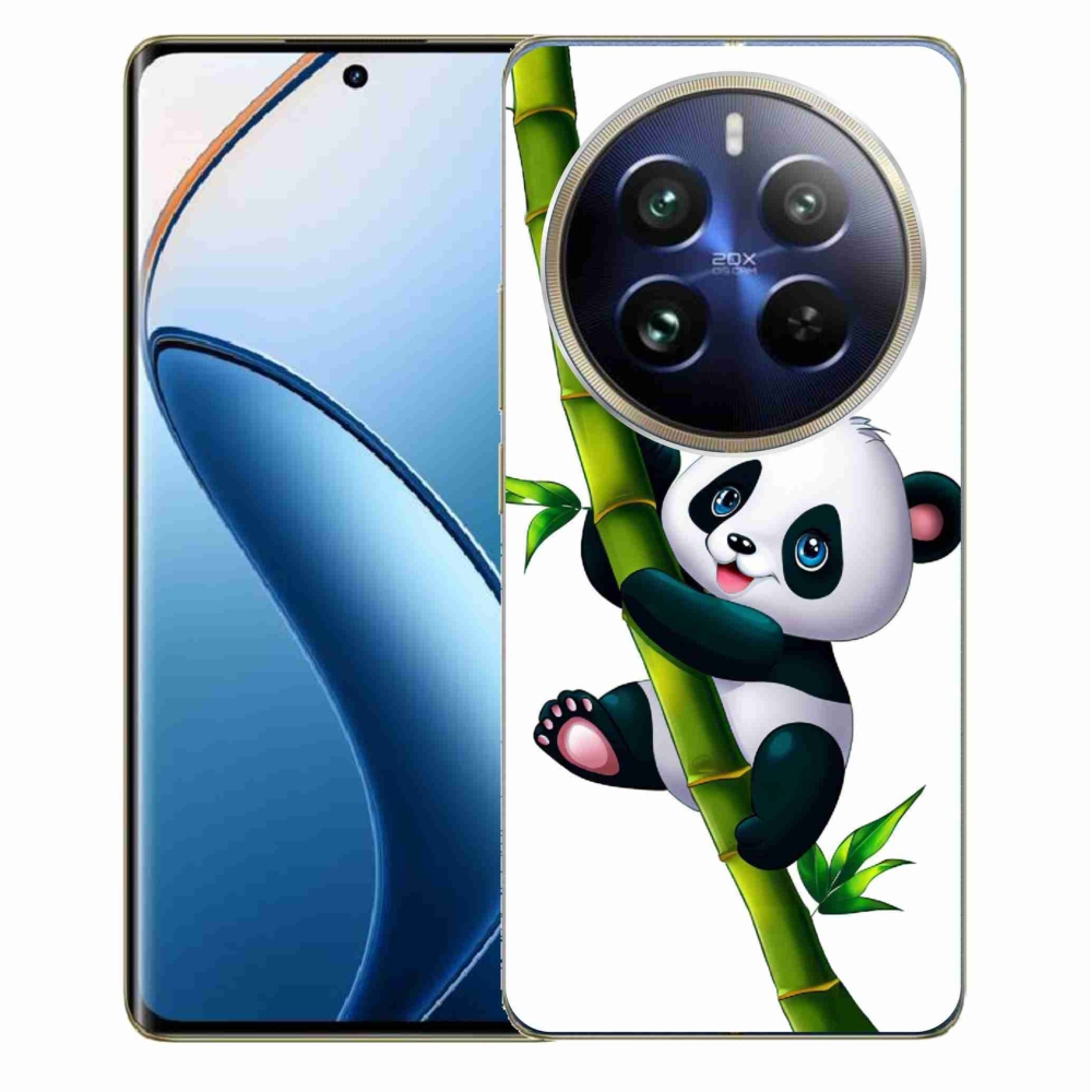 Gélový kryt mmCase na Realme 12 Pro 5G/12 Pro+ 5G - panda na bambuse