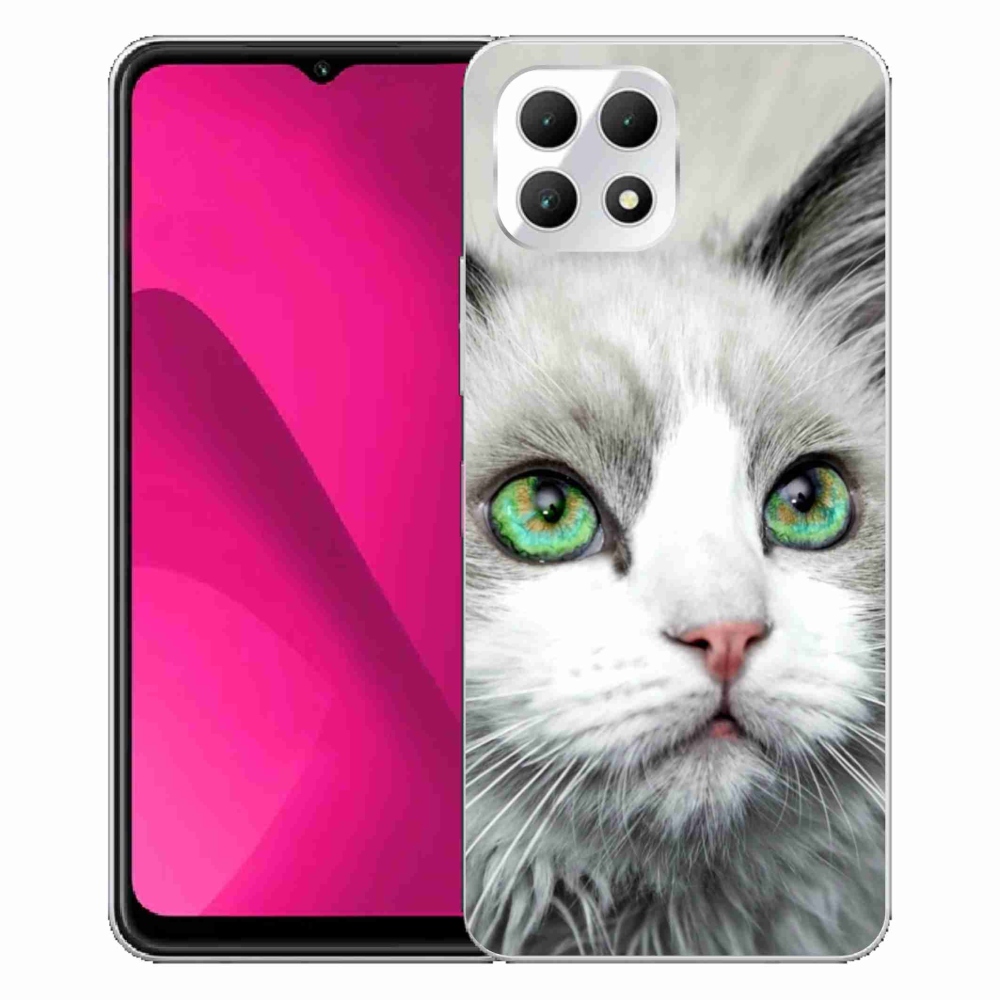 Gélový kryt mmCase na T-Mobile T Phone 2 - mačacie pohľad