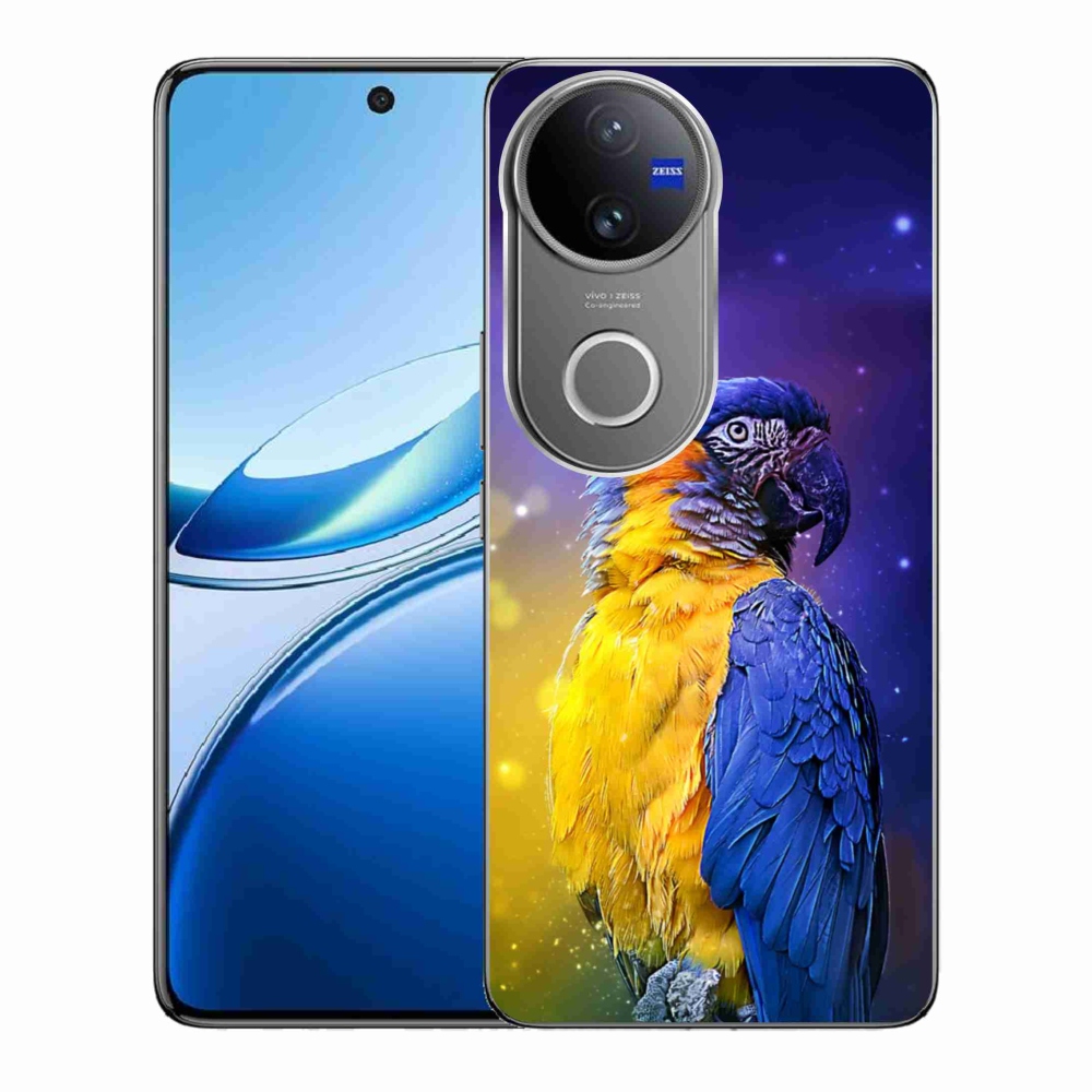 Gélový kryt mmCase na Vivo V50 5G - papagáj ara 1