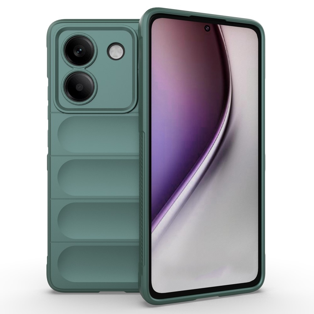 Rugg odolný gélový obal na Xiaomi Poco M7 Pro 5G - zelený